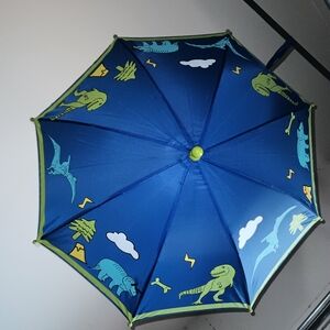 Blue Dino Umbrella for Kids